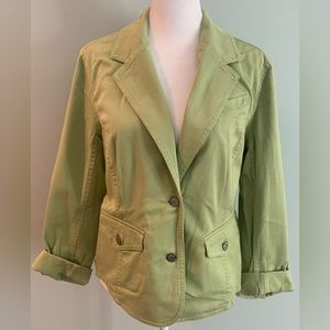 Jean jacket w/lapels